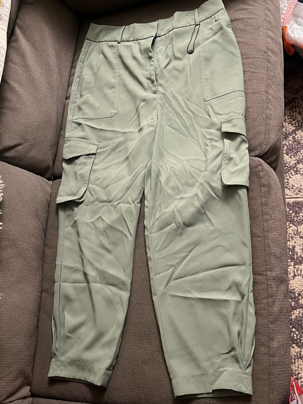 Express Men's Light Olive Cargo Pants